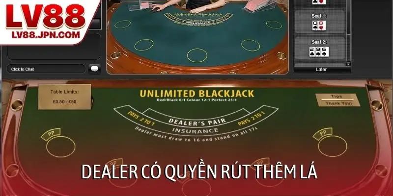 Dealer có quyền rút thêm lá
